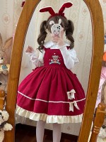 Christmas bear sweet and cute camisole dress