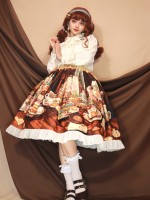 Angelic Kingdom Original printed skirt Christmas table Angelic Kingdom Original printed skirt Christmas table