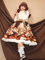 Angelic Kingdom Original printed skirt Christmas table