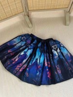 Colorful Window printed Gothic skirt