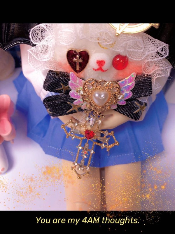 Corrupt Devil - Plush Rabbit Brooch Hairpin Corrupt Devil - Plush Rabbit Brooch Hairpin