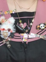 Corrupt Devil - Plush Rabbit Brooch Hairpin