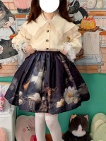 Count Cat Gothic half skirt