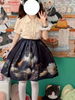 Count Cat Gothic half skirt