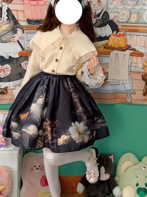 Count Cat Gothic half skirt