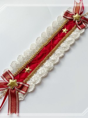 Crimson Lace Hair Band