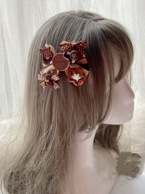 Cute Biscuit Pattern Hair Clip