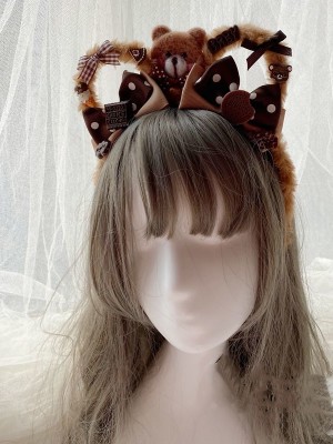 Cute Brown Bear Ears KC