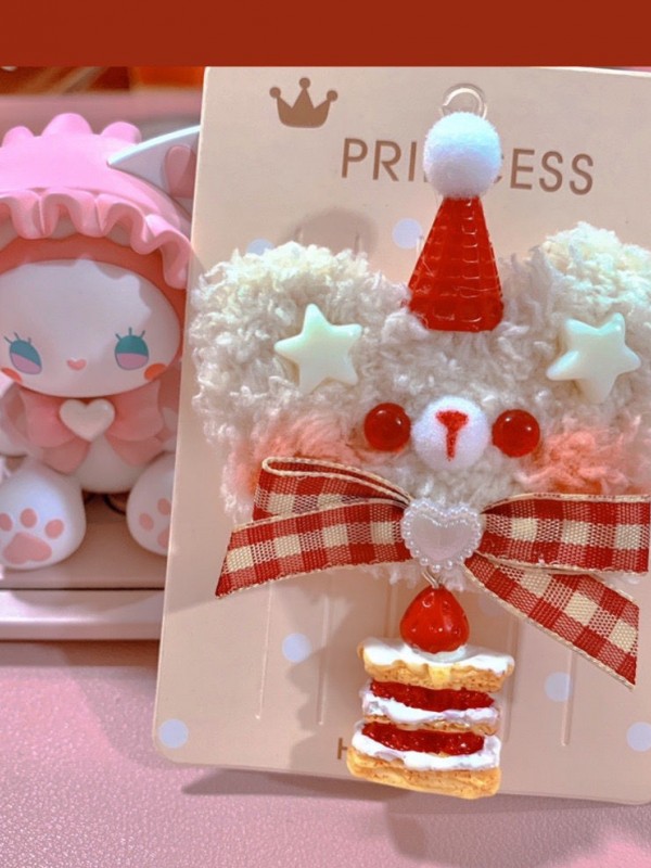 Cute Plush Soft Touch Bunny Hairpin Cute Plush Soft Touch Bunny Hairpin