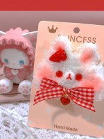 Cute Plush Soft Touch Bunny Hairpin Cute Plush Soft Touch Bunny Hairpin