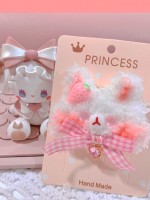 Cute Plush Soft Touch Bunny Hairpin