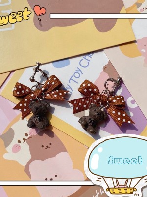 Cute Cartoon Bear Earrings