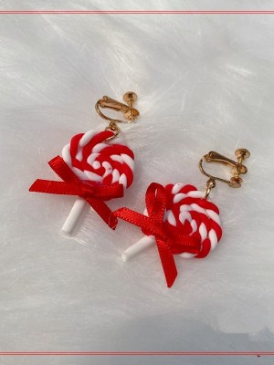 Cute Lollipop Ear Clips