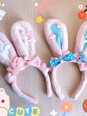 Cute Plush Rabbit Ears Kawaii Lolita KC
