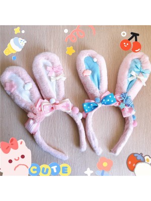 Cute Plush Rabbit Ears Kawaii Lolita KC