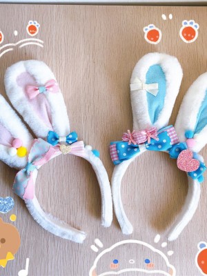 Cute Plush Rabbit Ears Kawaii Lolita KC