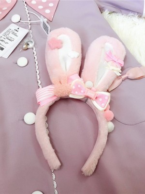 Cute Plush Rabbit Ears Kawaii Lolita KC
