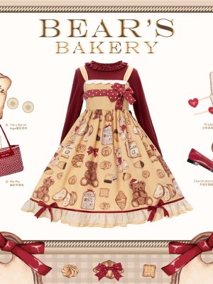 Cute.Q - Bear's Bakery Jumperskirt