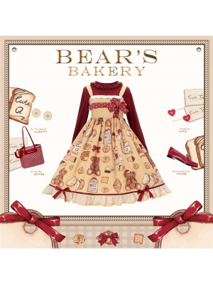 Cute.Q - Bear's Bakery Jumperskirt