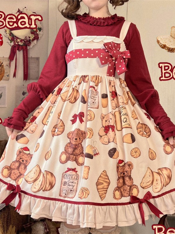 Cute.Q - Bear's Bakery Jumperskirt Cute.Q - Bear's Bakery Jumperskirt