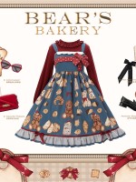 Cute.Q - Bear's Bakery Jumperskirt Cute.Q - Bear's Bakery Jumperskirt