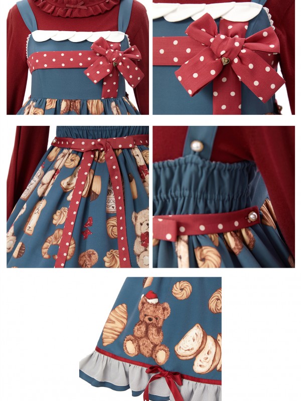 Cute.Q - Bear's Bakery Jumperskirt Cute.Q - Bear's Bakery Jumperskirt
