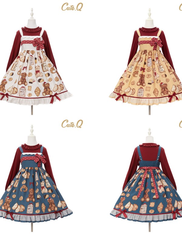 Cute.Q - Bear's Bakery Jumperskirt Cute.Q - Bear's Bakery Jumperskirt