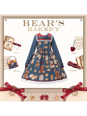 Cute.Q - Bear's Bakery One-piece