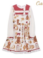 Cute.Q - Bear's Bakery One-piece Cute.Q - Bear's Bakery One-piece