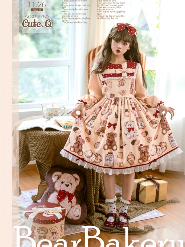 Cute.Q - Bear's Bakery One-piece Cute.Q - Bear's Bakery One-piece