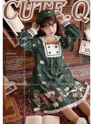 Cute.Q - Post Cat One-piece
