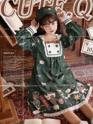 Cute.Q - Post Cat One-piece