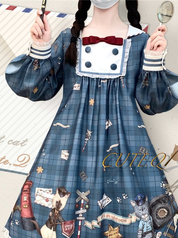 Cute.Q - Post Cat One-piece Cute.Q - Post Cat One-piece