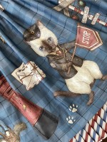 Cute.Q - Post Cat Suspender Skirt