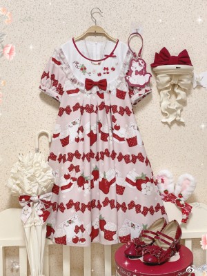 Cute.Q - Strawberry Milk One-piece