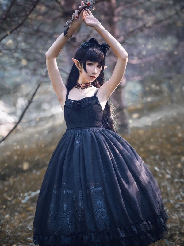 Dancing With The Dead Voile Jumperskirt Dancing With The Dead Voile Jumperskirt