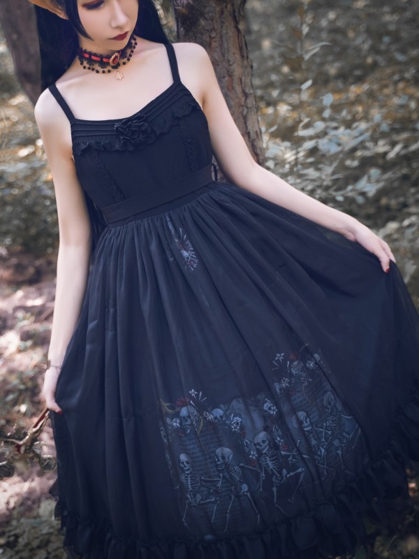 Dancing With The Dead Voile Jumperskirt Dancing With The Dead Voile Jumperskirt