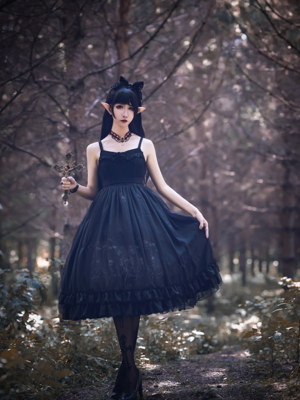 Dancing With The Dead Voile Jumperskirt Dancing With The Dead Voile Jumperskirt