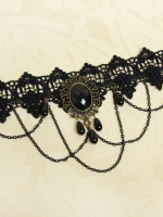 Dark Gothic Lace Choker