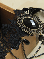 Dark Gothic Lace Choker