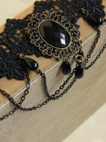 Dark Gothic Lace Choker