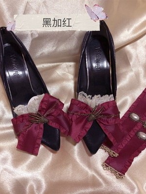 Pinkyo - Dark Gothic Lolita High-heeled Shoes