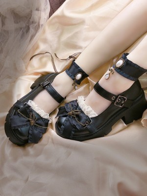 Pinkyo - Dark Gothic Lolita Shoes