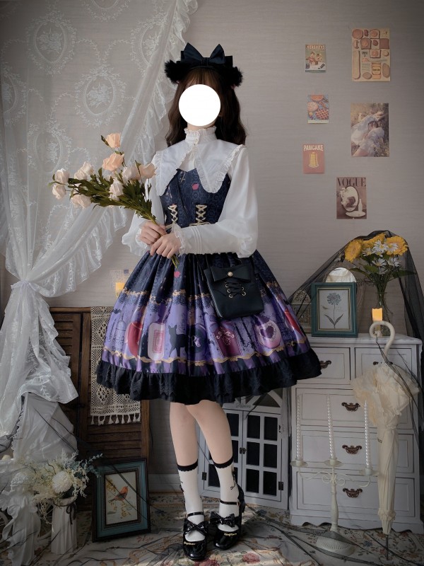 Dawn Rose-Siren Perfume Bottles Halloween Jumperskirt Dawn Rose-Siren Perfume Bottles Halloween Jumperskirt