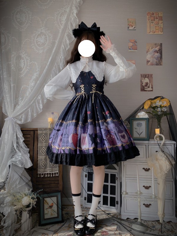 Dawn Rose-Siren Perfume Bottles Halloween Jumperskirt Dawn Rose-Siren Perfume Bottles Halloween Jumperskirt