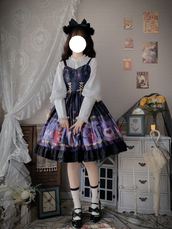 Dawn Rose-Siren Perfume Bottles Halloween Jumperskirt Dawn Rose-Siren Perfume Bottles Halloween Jumperskirt