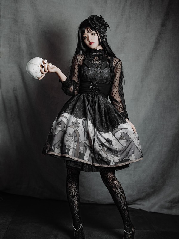 Delorme Grey Crow Jumperskirt Delorme Grey Crow Jumperskirt