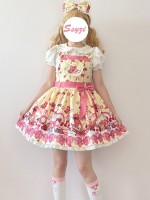 Dessert Party cute sweet print dress