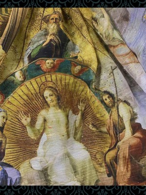 Disputation of the Holy Sacrament Oil Printing Classic One-piece