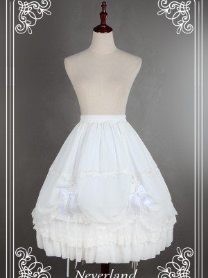 Double Drawstring Long Petticoat 